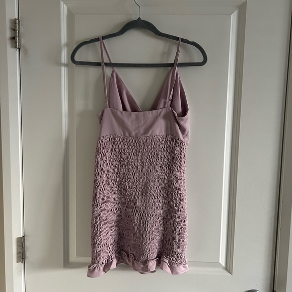- Revolve Superdown Smocked Lilac Mini Dress - Picture 11 of 13
